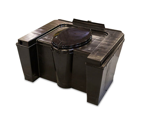 How does a porta potty work?
