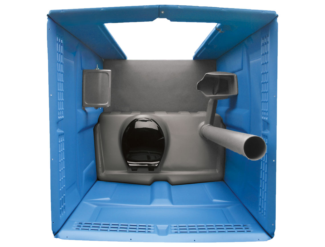 Where does porta potty waste go?