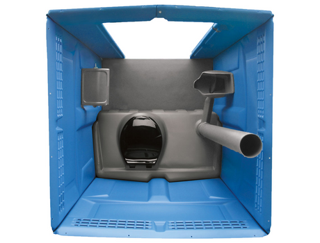 Where does porta potty waste go?