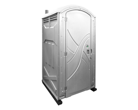Axxis Portable Restroom -  Solid Floor, 60gal Tank W/Seat, Urinal & Tp Dispenser Included (Assembled)