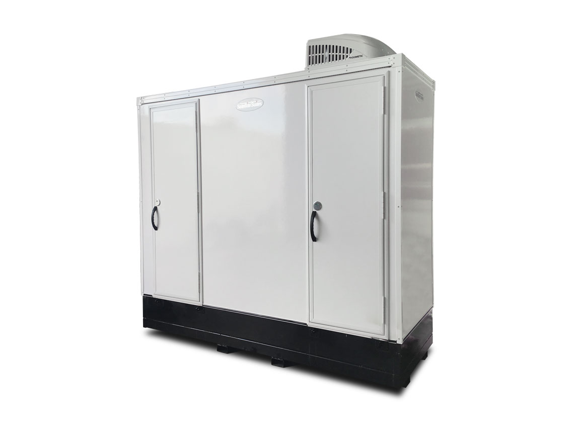 Selfie Pod 2 Station Restroom Stand W/ A/C - Free Shipping Lower 48 States