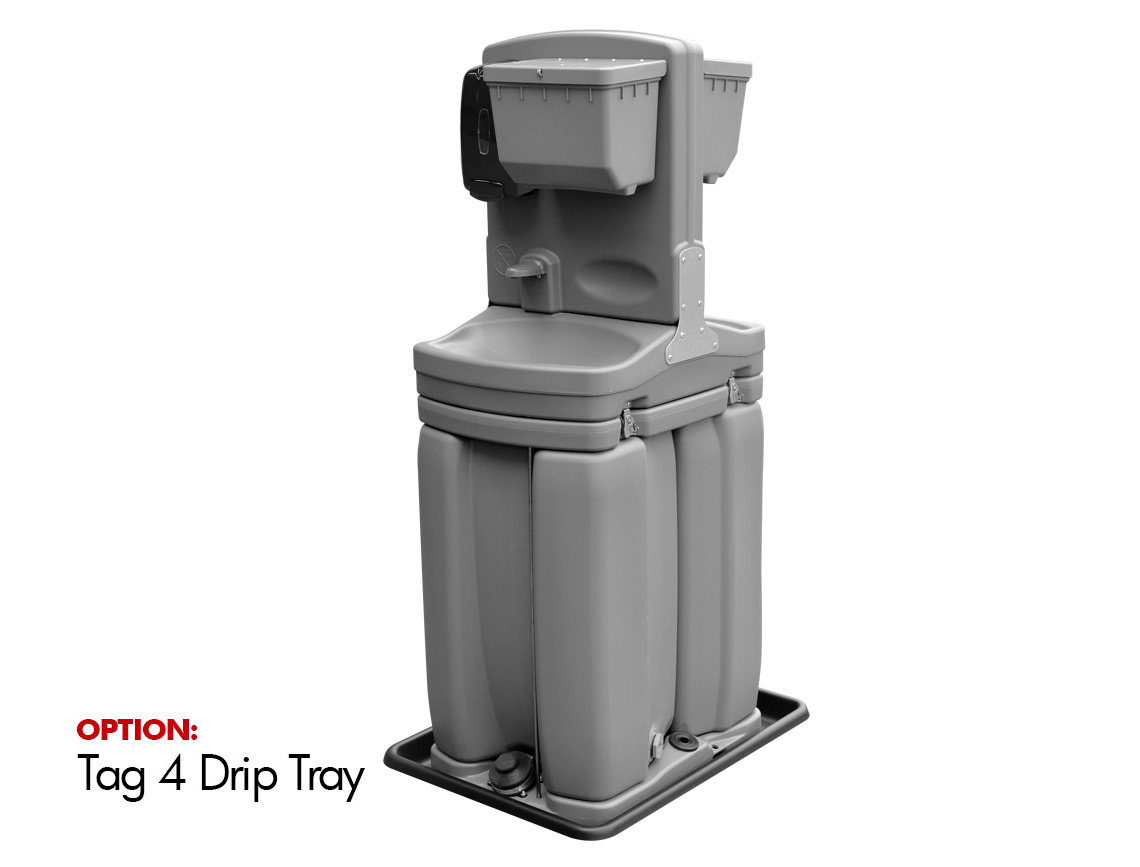 Tag4 Handwash Station - Dual Sided 22 Gal Fresh, 22 Gal Gray Tank. 2 Soap & 2 Towel Dispsensers