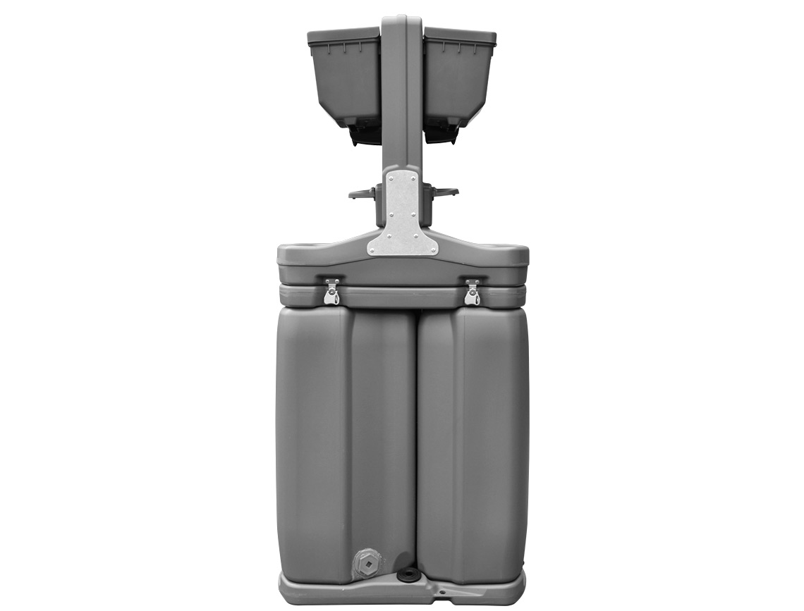 Tag4 Handwash Station - Dual Sided 22 Gal Fresh, 22 Gal Gray Tank. 2 Soap & 2 Towel Dispsensers