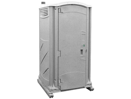 Maxim 3000 Premium Portable Restroom - Solid Floor, 70gal Tank W/Seat, Urinal & Tp Dispenser Included (Assembled)