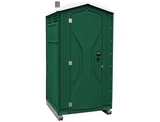 Tufway Portable Restroom - Solid Floor, 70gal Tank W/Seat, Urinal & Tp Dispenser Included (Assembled)