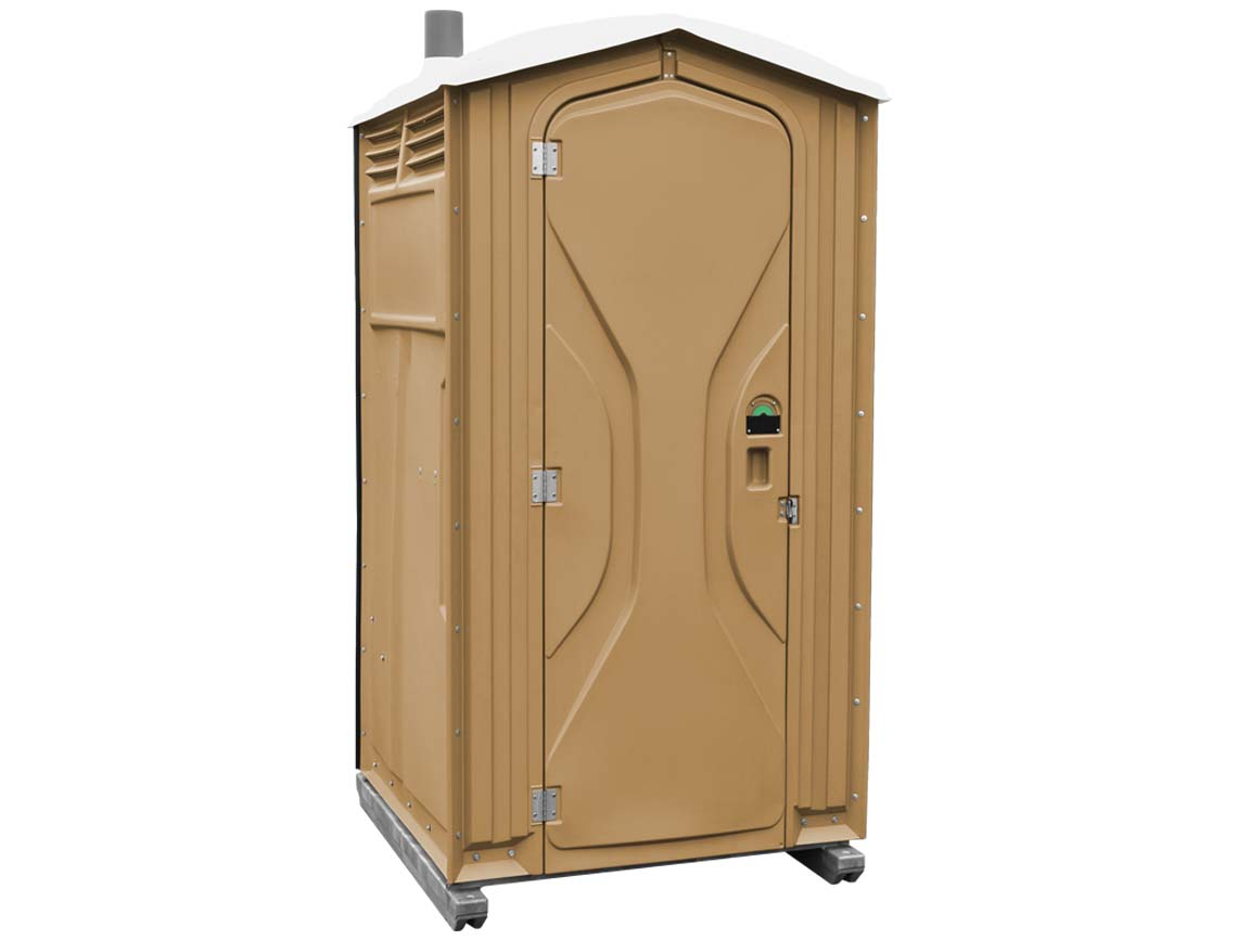 Tufway Portable Restroom - Solid Floor, 70gal Tank W/Seat, Urinal & Tp Dispenser Included (Assembled)