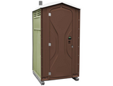 Tufway Portable Restroom - Solid Floor, 70gal Tank W/Seat, Urinal & Tp Dispenser Included (Assembled)