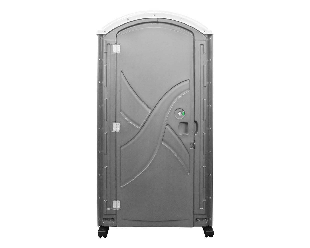 Axxis Portable Restroom -  Solid Floor, 60gal Tank W/Seat, Urinal & Tp Dispenser Included (Assembled)