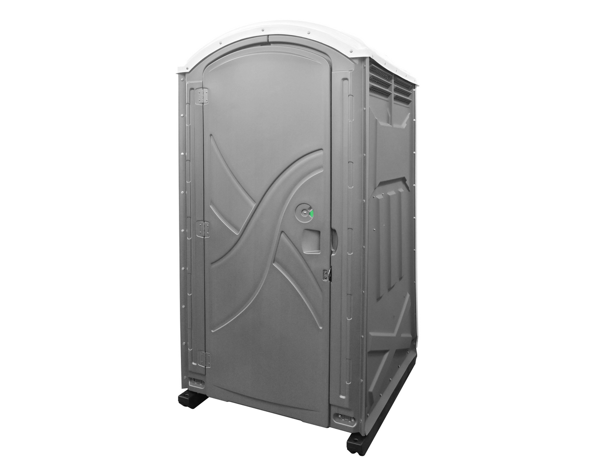 Axxis Portable Restroom -  Solid Floor, 60gal Tank W/Seat, Urinal & Tp Dispenser Included (Assembled)