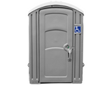 Freedom Ada Compliant Portable Restroom -  Solid Floor, 35gal Tank W/Seat & Tp Dispenser Included (Assembled)