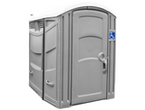 Freedom Ada Compliant Portable Restroom -  Solid Floor, 35gal Tank W/Seat & Tp Dispenser Included (Assembled)