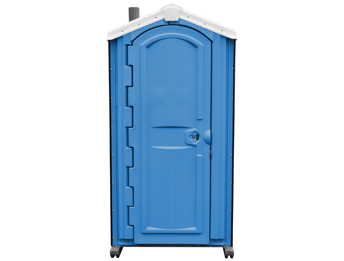 Global Ii Portable Restroom - Solid Floor, 70gal Tank W/Seat, Urinal & Tp Dispenser Included (Assembled)