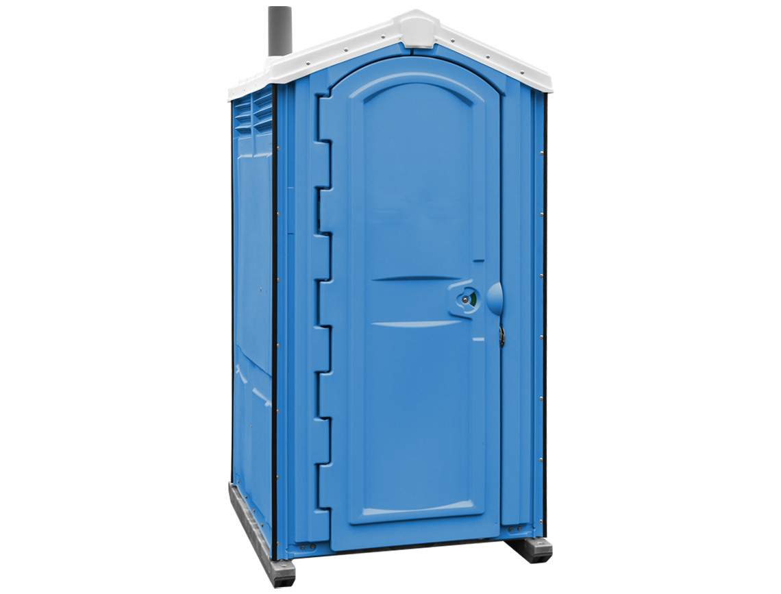 Global Ii Portable Restroom - Solid Floor, 70gal Tank W/Seat, Urinal & Tp Dispenser Included (Assembled)