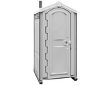 Global Ii Portable Restroom - Solid Floor, 70gal Tank W/Seat, Urinal & Tp Dispenser Included (Assembled)