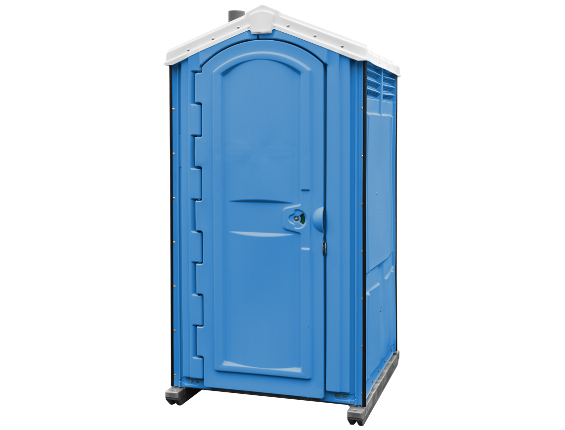 Global Ii Portable Restroom - Solid Floor, 70gal Tank W/Seat, Urinal & Tp Dispenser Included (Assembled)