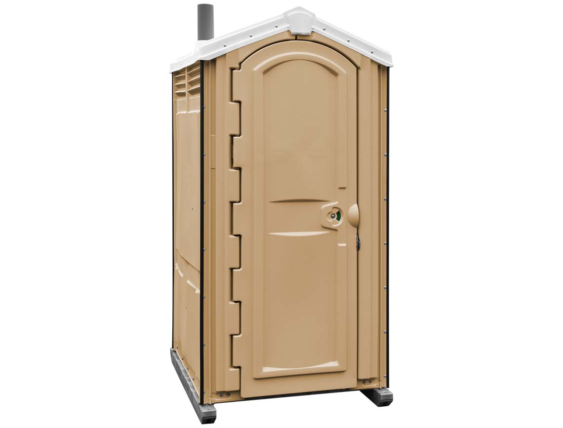 Global Ii Portable Restroom - Solid Floor, 70gal Tank W/Seat, Urinal & Tp Dispenser Included (Assembled)