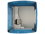 Liberty Wheelchair Accessible Portable Restroom - Solid Floor, 35gal Tank W/Seat & Tp Dispenser Included (Assembled)