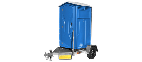 Pioneer 1 Portable Restroom Trailer W/ Handrail (Hauls 1 Unit)